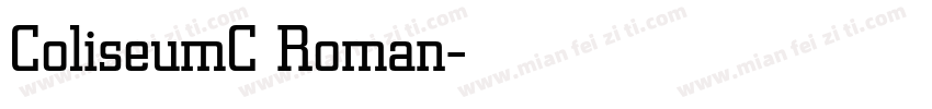 ColiseumC Roman字体转换